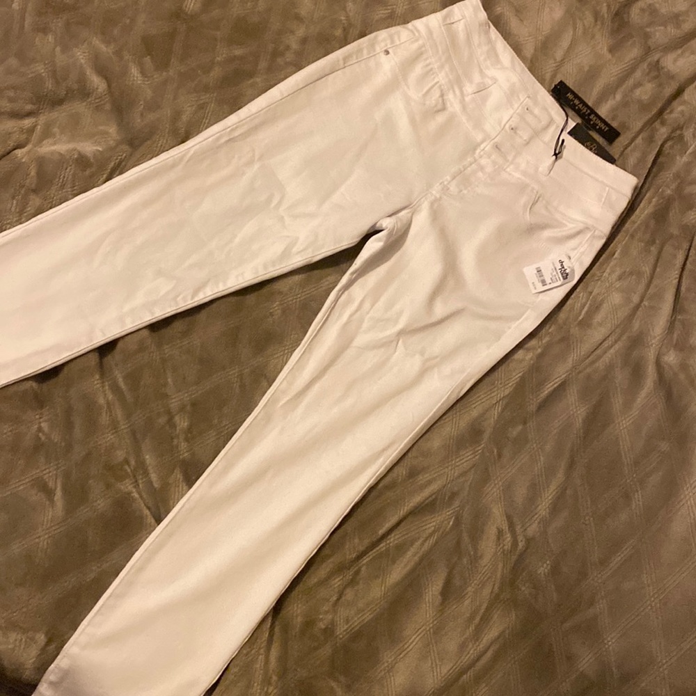 🤍 White high waisted pants🤍